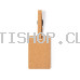 Identificador para maletas fabricado en corcho natural.