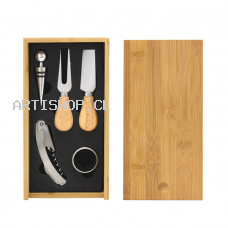 Set de Vino y Tabla de quesos
