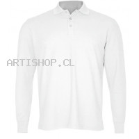 Polera pique manga larga
