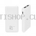 Cargador Power Bank USB Blanco Cargador Power Bank USB Blanco