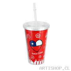 Mug vaso plástico 